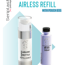 50ml Airless Refill with Refill Bottle